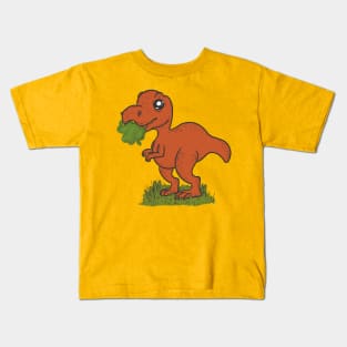 Shamrock dino st patricks day Kids T-Shirt